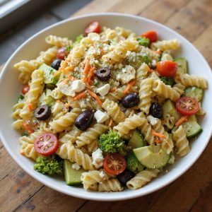 fresh california style pasta salad