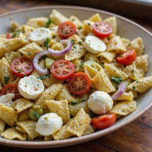 fresh mozzarella pasta salad