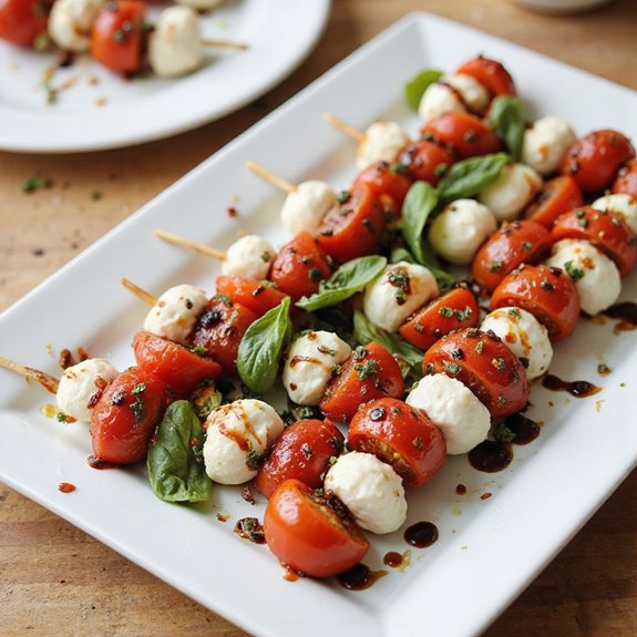 fresh mozzarella tomato basil