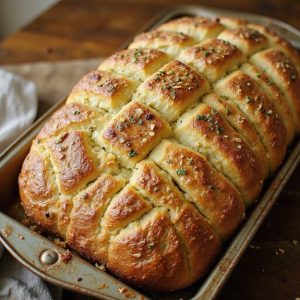 garlic parmesan flavored bread