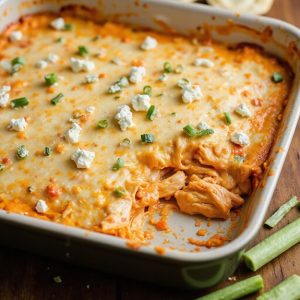 healthy spicy buffalo chicken dip