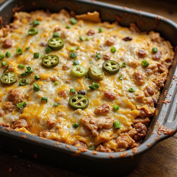 hearty beefy nacho dip