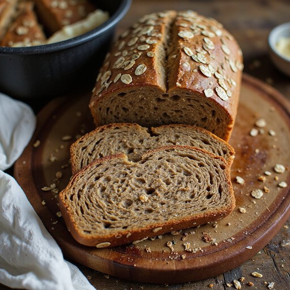 hearty sourdough brown loaf