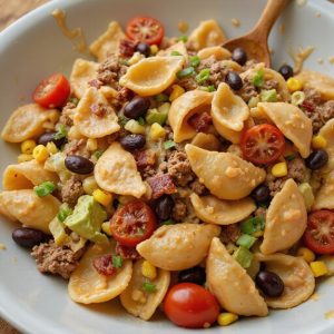 hearty tex mex pasta salad