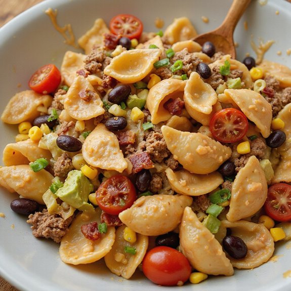 hearty tex mex pasta salad