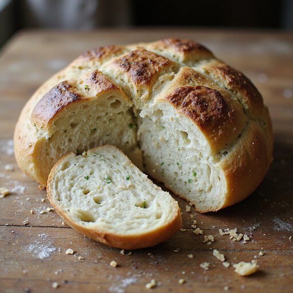herbed sourdough artisan loaf
