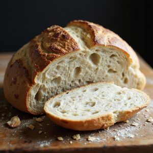 honey wheat sourdough loaf