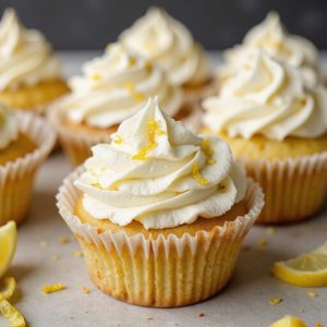 lemon cupcakes with cream cheese