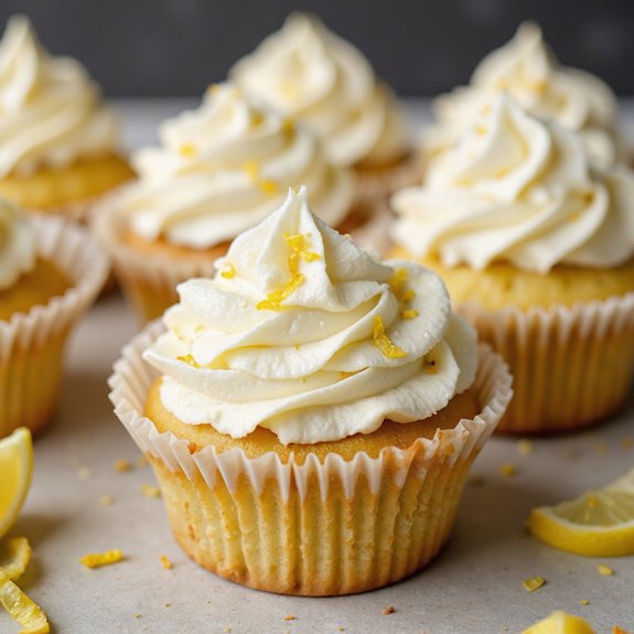 lemon cupcakes with cream cheese