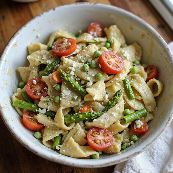 light fresh spring pasta