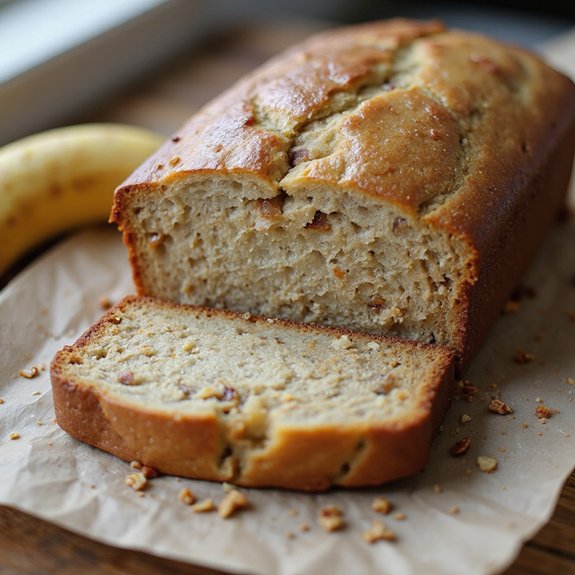 maple infused banana loaf