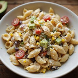mexican corn pasta salad