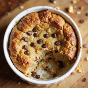 microwave ready single portion banana bread