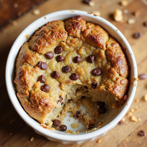 microwave ready single portion banana bread