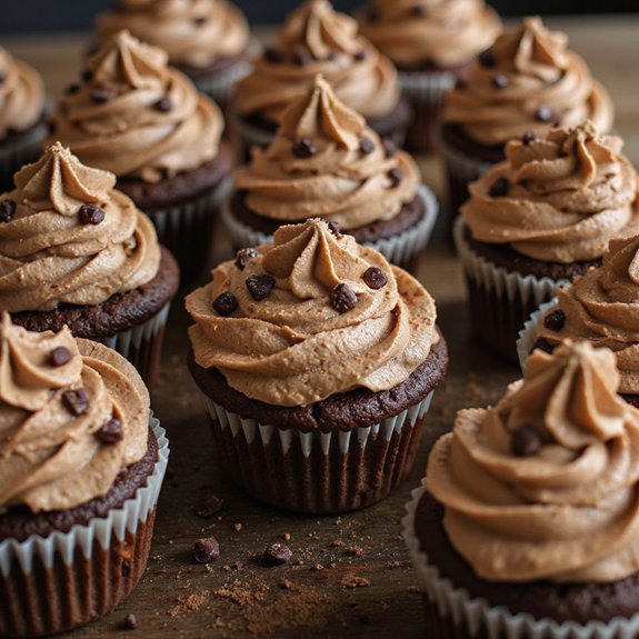 mocha flavored chocolate cupcake recipe