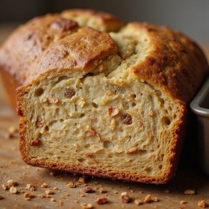 moist banana apple loaf