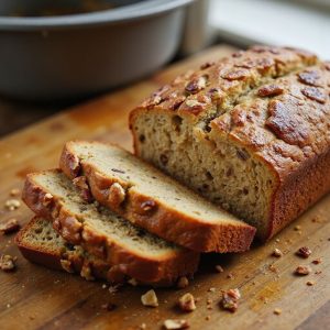 moist banana pecan loaf