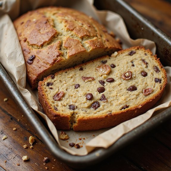 moist coffee infused banana bread