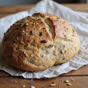 multigrain sourdough artisan loaf