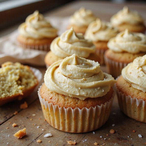 nutty browned butter cupcakes