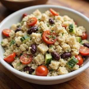 nutty protein packed quinoa bean