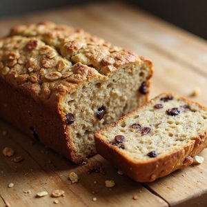 oatmeal banana quick bread