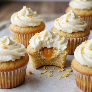 orange creamsicle flavored cupcakes
