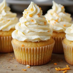 orange creamsicle flavored cupcakes