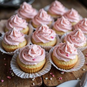 pink frosted bakery treats
