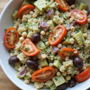 plant based quinoa salad recipe