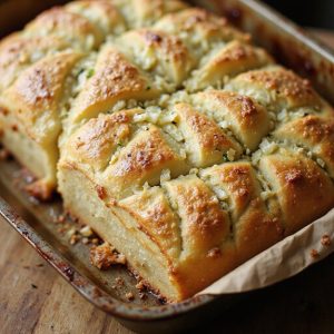 pull apart garlic bread