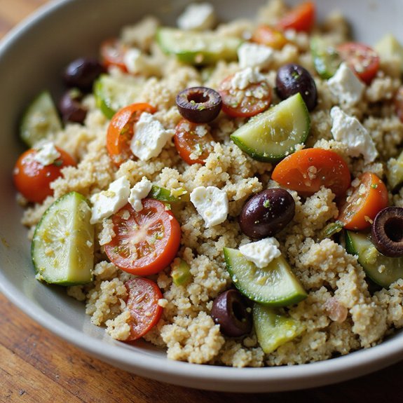 quinoa salad with feta
