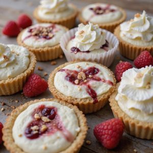 raspberry cheesecake cupcake dessert
