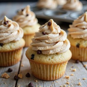 raw cookie dough cupcakes