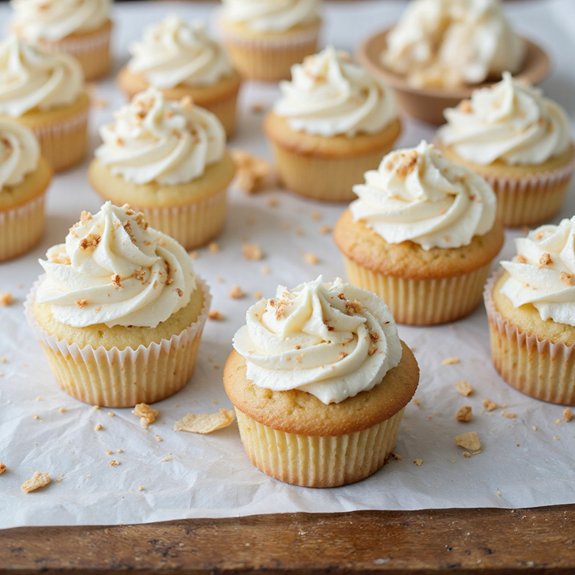 rich creamy cupcake dessert