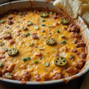savory ground beef dip