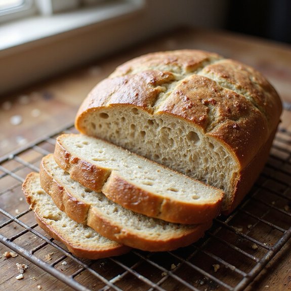 simple homemade sourdough sandwich loaf