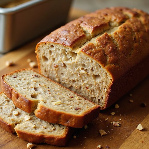 simple moist banana loaf