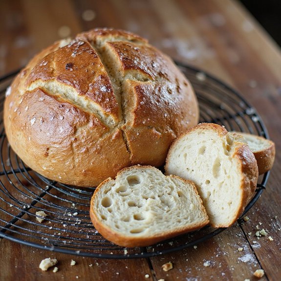 simple overnight sourdough bread