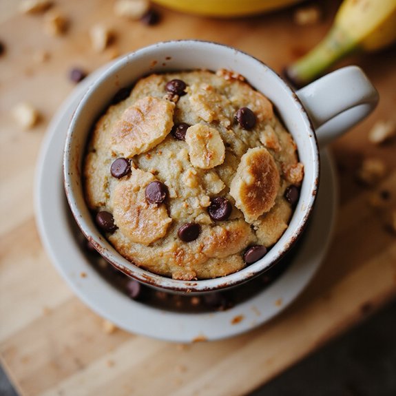 single serve microwave banana bread