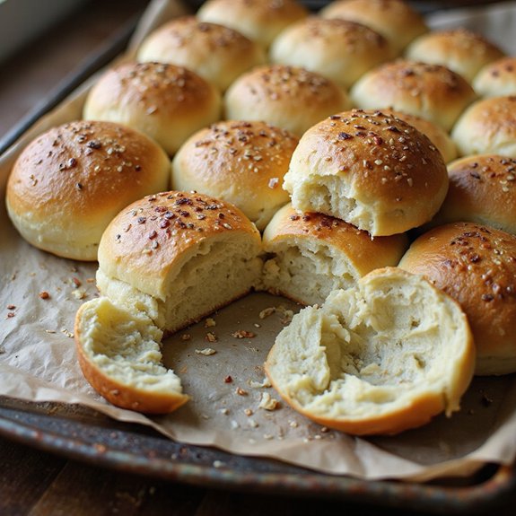small sourdough slider buns