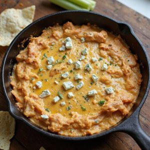 smoked buffalo chicken dip