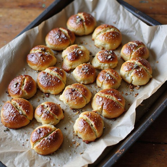 sourdough discard pretzel bites