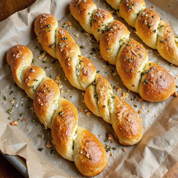 sourdough garlic breadsticks recipe