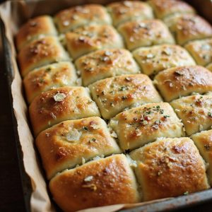 sourdough garlic pull apart