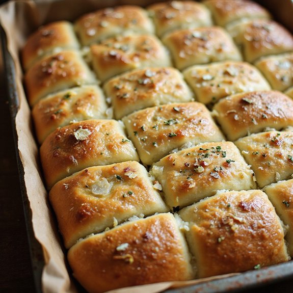 sourdough garlic pull apart