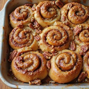 sourdough pecan sticky buns
