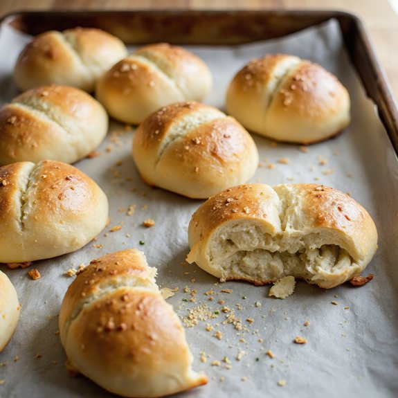 sourdough sandwich style bread rolls