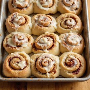 sourdough starter cinnamon rolls
