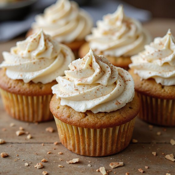 spiced apple cider cupcakes